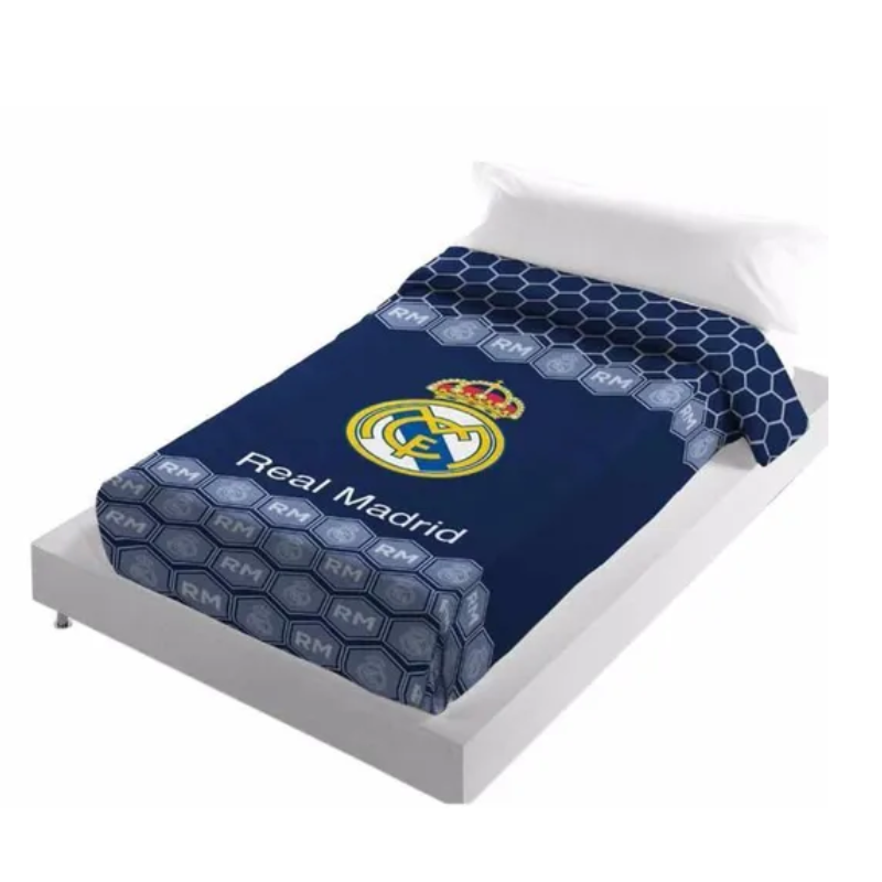Manta Real Madrid TERCIOPELO para cama