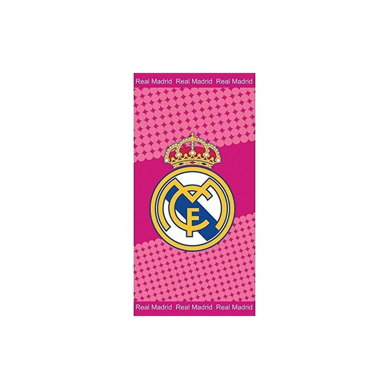 Real Madrid Toalla de Playa de Microfibra Escudo 70 x 140 cm 