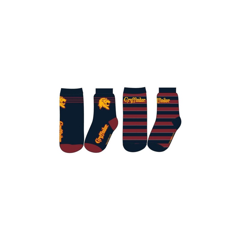 Pack de tres calcetines niño Harry Potter Talla 27-30